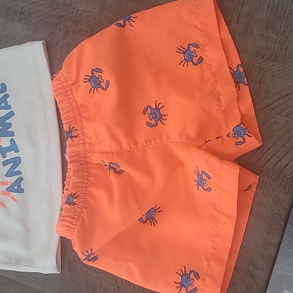 Children's Place Baby Boy Swim Set Shorts with Matching Top 0-3 months - Picture 3 of 5
